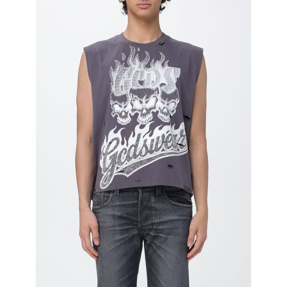 Gcds T-Shirt Men Charcoal